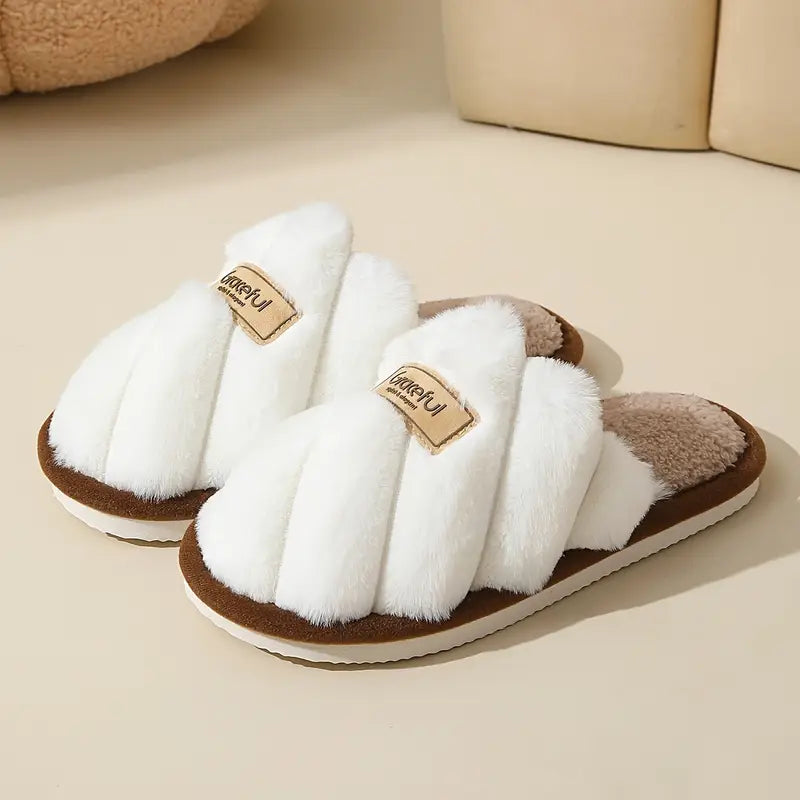 GraceFul Faux Fur Slides